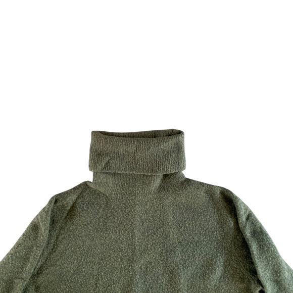 J. Crew Forest Green Turtleneck Sweater - Picture 2 of 4